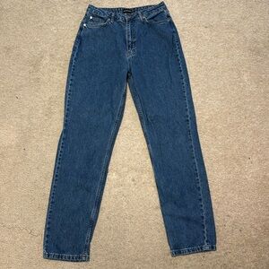 Pretty Little Thing Mom Jeans  Dark Washed denim pants size 6